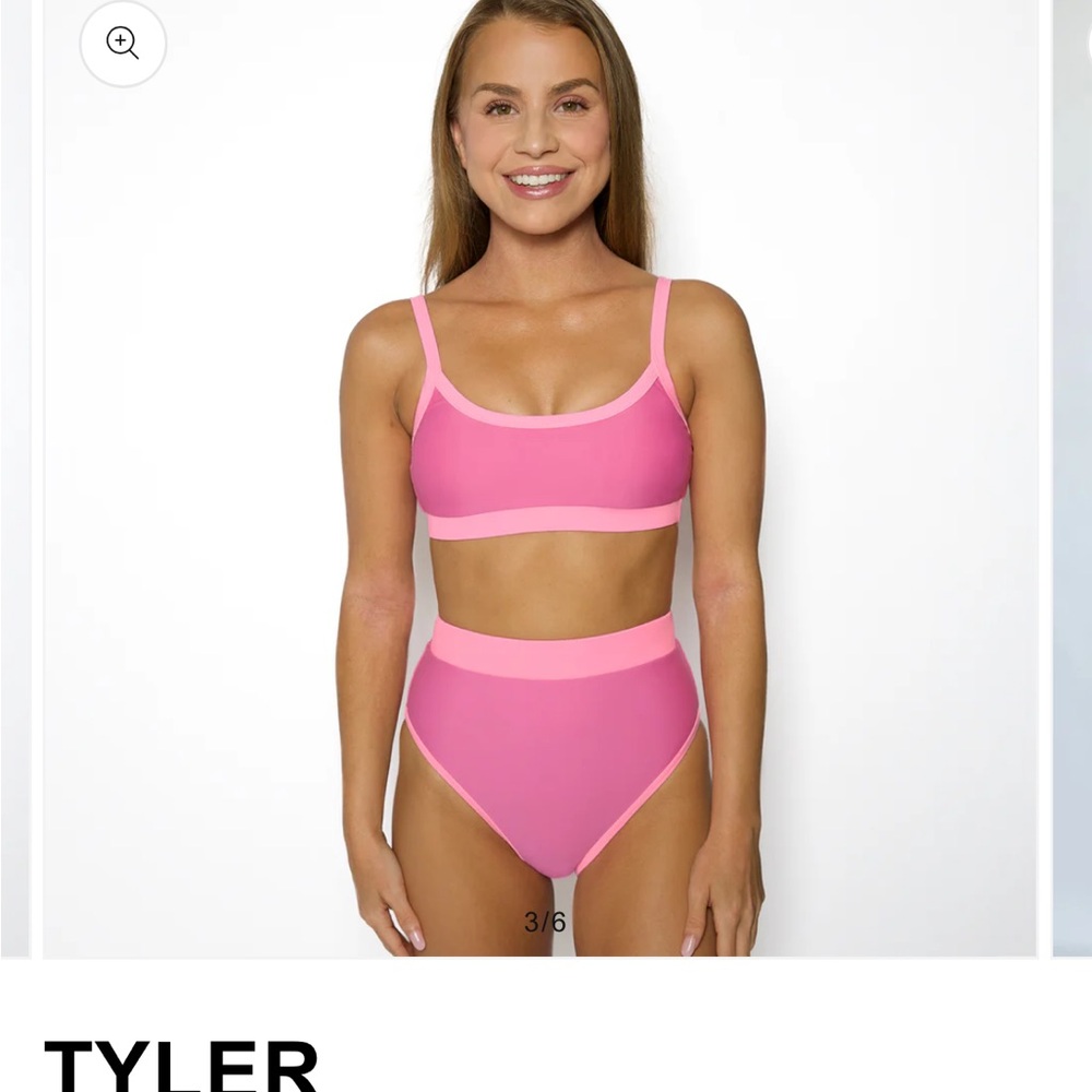 Pink Two-Piece Bikini Set - Picture 2 of 3